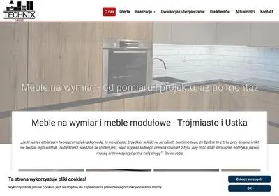 Meble na wymiar Gdynia, Gdańsk, Ustka tylko z Technix-meble